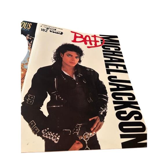 Vintage Michael Jackson songbooks Dangerous / Bad albums for Piano and Organ EZ - Picture 3 of 16